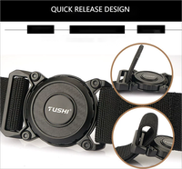 Ceinture tactique unisexe réglable, confortable, colorée, en polyester élastique robuste pour l'extérieur, vente en gros