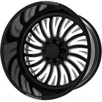 Jantes de camion forgées sur mesure polies Super Single 20X10 24X14 28X14 30X16 avec capuchons flottants 8X165.1 8X180 pour Silverado 2500