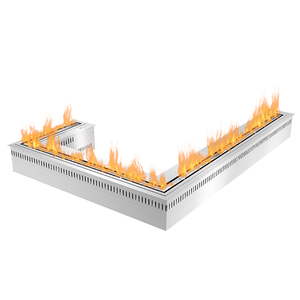 Custom Modern U Shape Inserted Wall Fireplace Electric Bellows Led <span class=keywords><strong>Bio</strong></span> Fireplace - Product Image 1
