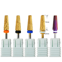 Forets à ongles super longs et de qualité supérieure Forets à ongles en carbure multifonctions à coupe tranchante et profonde Foret de manucure Foret de polissage en gel
