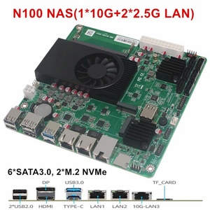 เมนบอร์ด Topton Firewall ITX รุ่น N150 I3 N305 2*i226-V 2.5G 6*SATA3.0 2*NVMe DDR5 4800MHz สำหรับโฮมเซิร์ฟเวอร์ 1*10G 6-Bay NAS - Product Image 2