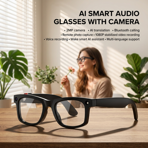 Ai Assistant Glasses With Chatgpt Integration Hidden 4K HD Recording Camera Real-Time Translation and Recorder Smart Glasses - Product Image 1