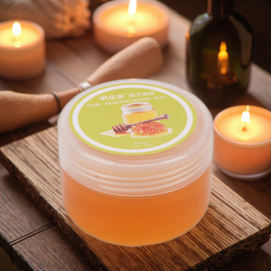 Sáp tẩy lông hương chanh dùng cho salon, tẩy lông mặt & chân với hương mật ong & chanh, 100g, dễ tự làm - Product Image 2