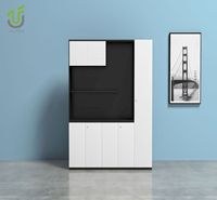 IULTRA Étagère de bureau autoportante haute et ouverte, bibliothèque de bureau personnalisée, séparateur de bureau double face