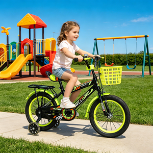 Vélo pour enfants <span class=keywords><strong>de</strong></span> 12 pouces avec amortisseur, cadre en acier à haute teneur en carbone, pédalier 24T, vélo pour enfants durable - Product Image 3