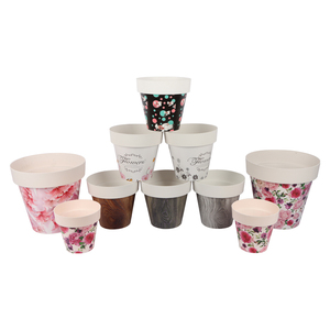 Masetas extragrandes decorativas de plástico para exterior, macetas de flores de jardín de interior, estilo europeo, China - Product Image 2