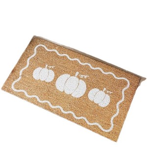 พรมเช็ดเท้าหน้าประตู ลายมะพร้าวสีน้ำตาล ขนาด 60x90 ซม. ซักได้ ลายการ์ตูนพืช สำหรับทางเข้าบ้าน - Product Image 5