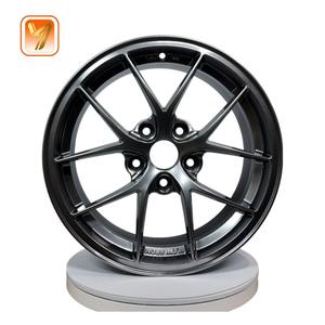 Rines de Aleación Completamente Recubiertos en Negro Brillante (Plateado Electroplacado) de 16-20 Pulgadas para Ford, Chevrolet, Volkswagen, Toyota, Nissan - Product Image 1