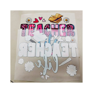 Etiquetas adhesivas con impresión de logotipo para camisetas, impresión de prensado en caliente con diseño eacher - Product Image 3