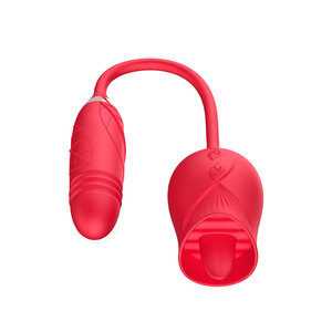 Vibratore rosa senza fili del caricatore usb del massaggiatore del seno del clitoride femminile con il vibratore della rosa del clitoride della rosa - Product Image 2