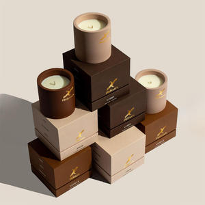 AIKUN-Vela perfumada de cerámica grande hecha a mano con logotipo personalizado, superventas, decoración personalizada para el hogar, estilo lujoso - Product Image 2