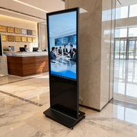 Afficheur numérique LCD d'intérieur Bems, écran tactile Android, totem publicitaire intelligent sur pied, 43 pouces, kiosque d'affichage LCD