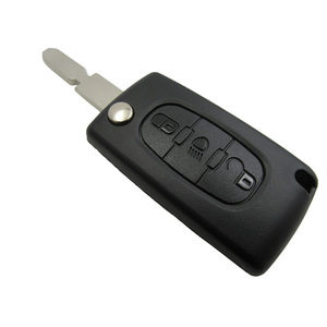 Haute qualité bon <span class=keywords><strong>prix</strong></span> p-eugeot 3 boutons (lumière) 406 coque de clé à rabat avec place de <span class=keywords><strong>batterie</strong></span> avec lame NE78 - Product Image 1