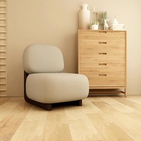 Fauteuil de loisir simple et luxueux, canapé design en velours pour salons, balcons, maisons d'hôtes, hôtels, villas, ensemble pour halls
