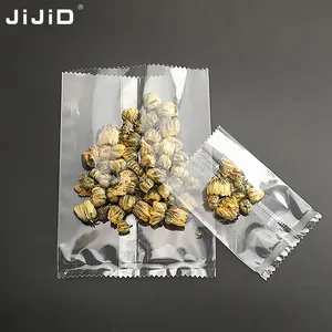 JiJiD Food Grade Frosted clear plastic bag Snacks Disposable Opp Plastic Back Sealing Bag For Cake/ Sugar/ Snack Packaging Bag