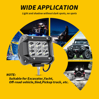Barre lumineuse LED DXZ Spot Beam Offroad 18W Étanche Universelle pour Voiture Camion SUV VTT Modèle M1 DC9V-30V Garantie 2 ans