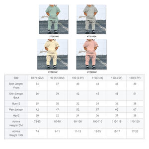 Vêtements d'été en gros pour enfants, ensembles de vêtements en coton à manches courtes pour tout-petits garçons - Product Image 3