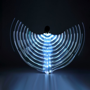 <span class=keywords><strong>Ali</strong></span> da Ballo a Farfalla con Luci a LED Creative Nicro, Mantello Luminoso Colorato per Feste, Spettacoli Teatrali e Accessori Scenici - Product Image 2
