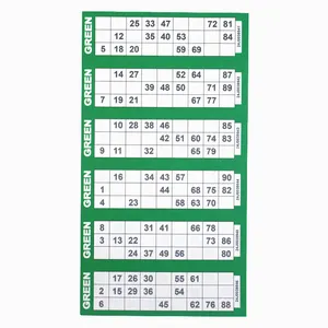 Fabbricazione di carte bingo personalizzate carta virtuale Bingo gioco stampabile bingo scheda generatore di carte