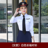 Uniforme d'aviation personnalisé pour femmes et hommes, design de mode, bleu, Malaisie, Singapour, personnel, hôtesse de l'air, pilote, capitaine, vente en gros