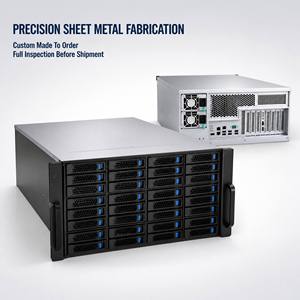 TZR OEM Fabrication sur mesure de tôlerie selon plans, Châssis 4U, Boîtier de serveur 24 baies Hot Swap, Montage en rack, Stockage, Usine de pliage 4324 One St - Product Image 1