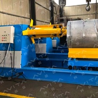 Découcheuse hydraulique automatique pour bobines métalliques AVITA, fournie par l'usine, 5T 7T 8T 10T, pour déroulage de bobines d'acier