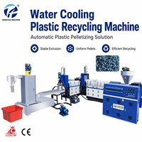 Granulateur automatique haute vitesse pour la fabrication de granulés recyclés, stable, efficace, avec refroidissement par eau, machine de recyclage plastique certifiée CE