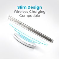 Coque transparente pour iPhone 15 Protection contre les chutes minces Anti-jaunissement Résistant aux rayures 6.1 pouces IPhones Compatible iPhone 15 iPhone