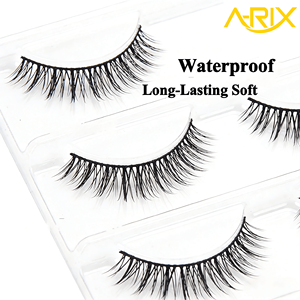 Pestañas Postizas A-RIX Premium de Aspecto Natural, Ligeras para Uso Diario, Banda Transparente, Hechas a Mano, de Visón Sintético, Venta al Por Mayor, Marca Privada, a Granel - Product Image 5