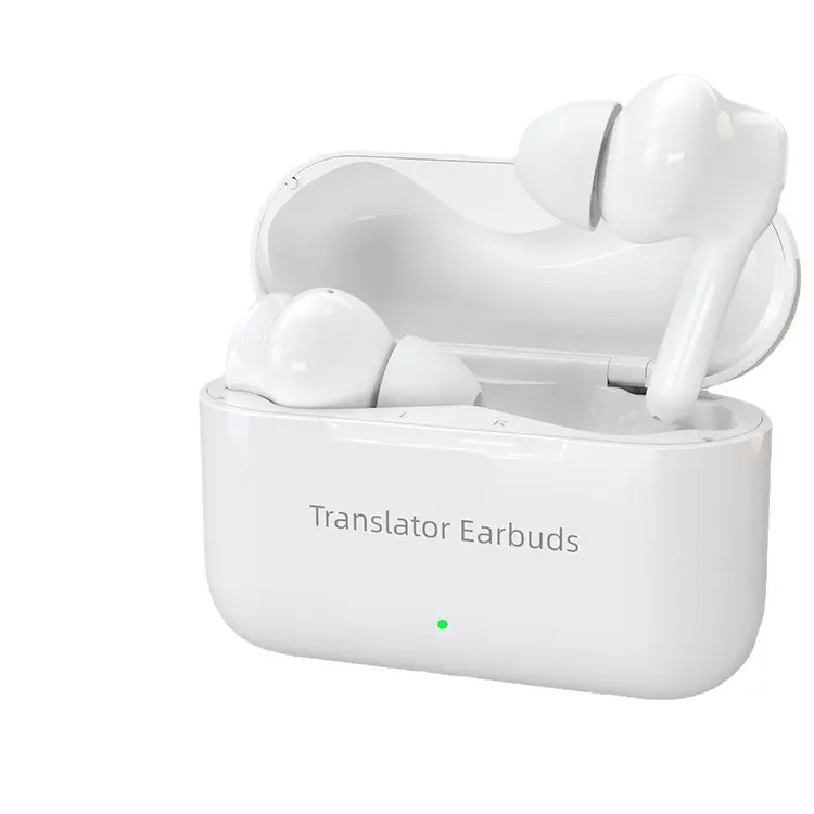 Auricolare personalizzato M6 smart voice wireless translate con scatola di ricarica auricolari di traduzione del dispositivo traduttore di lingue 127