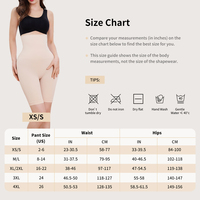 S-SHAPER Shorty sculptant sans couture taille haute pour femme, effet ventre plat, rehaussement des hanches, compression fine, respirant