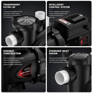 Pompe à eau de piscine à vitesse variable Diooist, <span class=keywords><strong>3</strong></span> <span class=keywords><strong>HP</strong></span>, AC 115-230V, économie d'énergie et haute efficacité/contrôle WiFi - Product Image 3