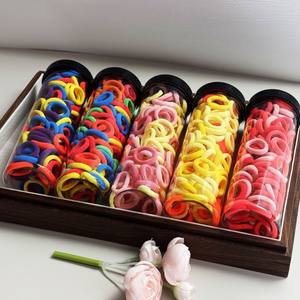 Ins Style Value 100 Attaches pour cheveux Non dommageables Manches en cuir pour femmes Rubans en caoutchouc Accessoires pour cheveux dans des bandeaux de boulettes de viande en conserve - Product Image 1