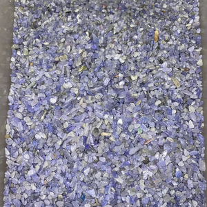 Pépites de pierres précieuses en tanzanite naturelle non percées pour la fabrication de bijoux en vrac, puces de cristal brut en vrac pour l'artisanat - Product Image 1