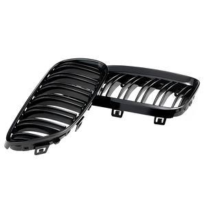 Pour <span class=keywords><strong>BMW</strong></span> série 3 E92 <span class=keywords><strong>E93</strong></span> <span class=keywords><strong>calandre</strong></span> double ligne <span class=keywords><strong>calandre</strong></span> noir brillant style M3 2010-2013 - Product Image 3