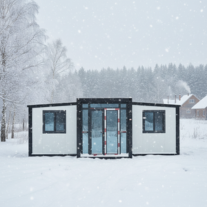 Casa Contenedor Expandible de 20 pies |   Casa Modular Prefabricada de Acero de Lujo, Expandible, de 2-3 Dormitorios, con Baño, Tipo Apartamento - Product Image 1