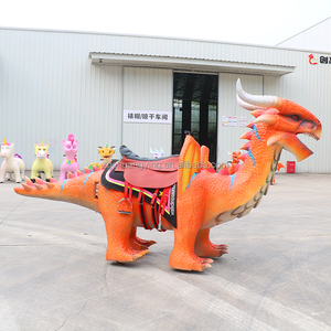 Chuangying Nuevo Dinosaurio Animatrónico con Forma de Dragón, Dinosaurio Montable para Niños, Paseos en Dinosaurio para Centros Comerciales - Product Image 4
