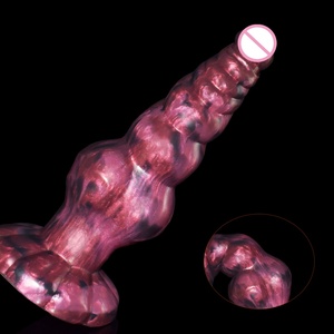 NNSX Animal Dog Fantasy Big Knot <b>Dildo</b> With Sucker Silicone Material Realistic Giant Anal Plug Sex Toys for Women Adult Products - Product Image 2