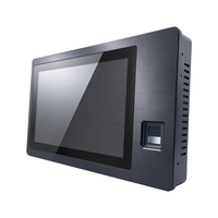 Terminal de pointage industriel robuste 10 pouces IP65 avec écran tactile, PC industriel sans ventilateur et lecteur d'empreintes digitales -20 ° De la lettre C à la lettre 60 ° C Windows Linux