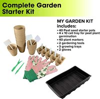 Kit de démarrage de graines parfait, démarreur de plantes biologique pour fleurs, légumes, jardinage en plein air
