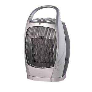 Termoventilatore ceramico oscillante da 1500W, 2 potenze, 3 funzioni, termostato regolabile, anti-ribaltamento, ideale per riscaldamento e - Product Image 1