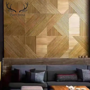 Panneaux <span class=keywords><strong>de</strong></span> revêtement mural décoratifs en <span class=keywords><strong>bois</strong></span> <span class=keywords><strong>massif</strong></span> <span class=keywords><strong>de</strong></span> chêne Feuille <span class=keywords><strong>de</strong></span> <span class=keywords><strong>panneau</strong></span> mural décoratif 3D Décoration murale intérieure extérieure - Product Image 2