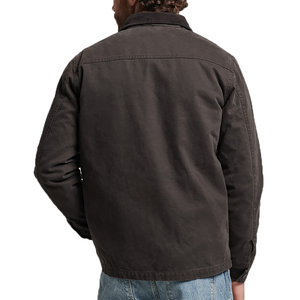 Veste de travail personnalisée en toile 100% coton cirée, légère, respirante, imperméable et coupe-vent, service OEM, vêtements de travail pour hommes - Product Image 2