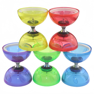 Diábolo Luminoso LED Transparente de Triple Rodamiento y Alta Velocidad para Actuaciones al Aire Libre - Product Image 3