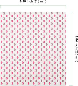 Papier d'emballage personnalisé de luxe en feuille d'or, résistant à la graisse, pour pain, hamburgers, pizzas, etc. - Product Image 2
