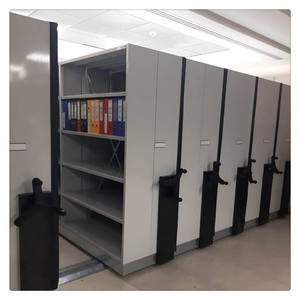 Ручные мобильные полки для файлов, передвижные компактные полки для хранения документов/книжная полка/Офисная Книжная полка/стальная мебель - Product Image 2