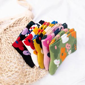 Cute Floral Pattern Japanese Style High Quality Cotton Custom Designed <b>Socks</b> Women - Product Image 3