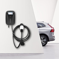 Chargeur mural GBT pour véhicules électriques 32A 7KW monophasé, nouvelle version, homologué IP65, compatible WiFi/4G, personnalisable