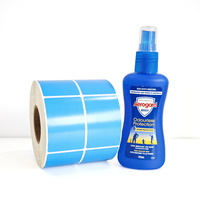 Etiquetas Adhesivas de Vinilo Transparentes Elegantes, Impresas Personalizadas, Resistentes al Agua, con Fuerte Adhesión, Certificadas ISO9001 para Supermercados
