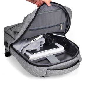 Sac à dos pour ordinateur portable 15,6 pouces de haute qualité, imperméable, personnalisé, pour hommes, école, collège, sac à dos personnalisé avec logo, sacs pour ordinateur portable avec chargement USB - Product Image 4